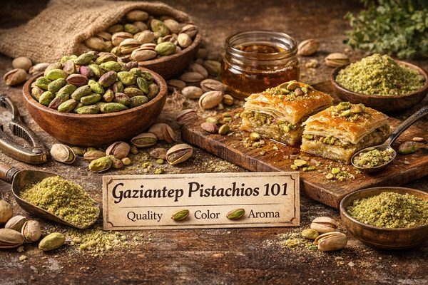 Gaziantep Pistachios 101: Quality, Color, Aroma Gaziantep Pistachios 101: Quality, Color, Aroma — Baklava Academy