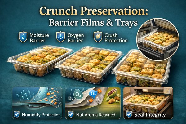 Crunch Preservation: Barrier Films & Trays Crunch Preservation: Barrier Films & Trays — Baklava Academy