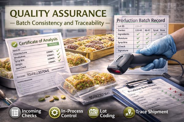 Quality Assurance: Batch Consistency and Traceability Quality Assurance: Batch Consistency and Traceability — Baklava Academy